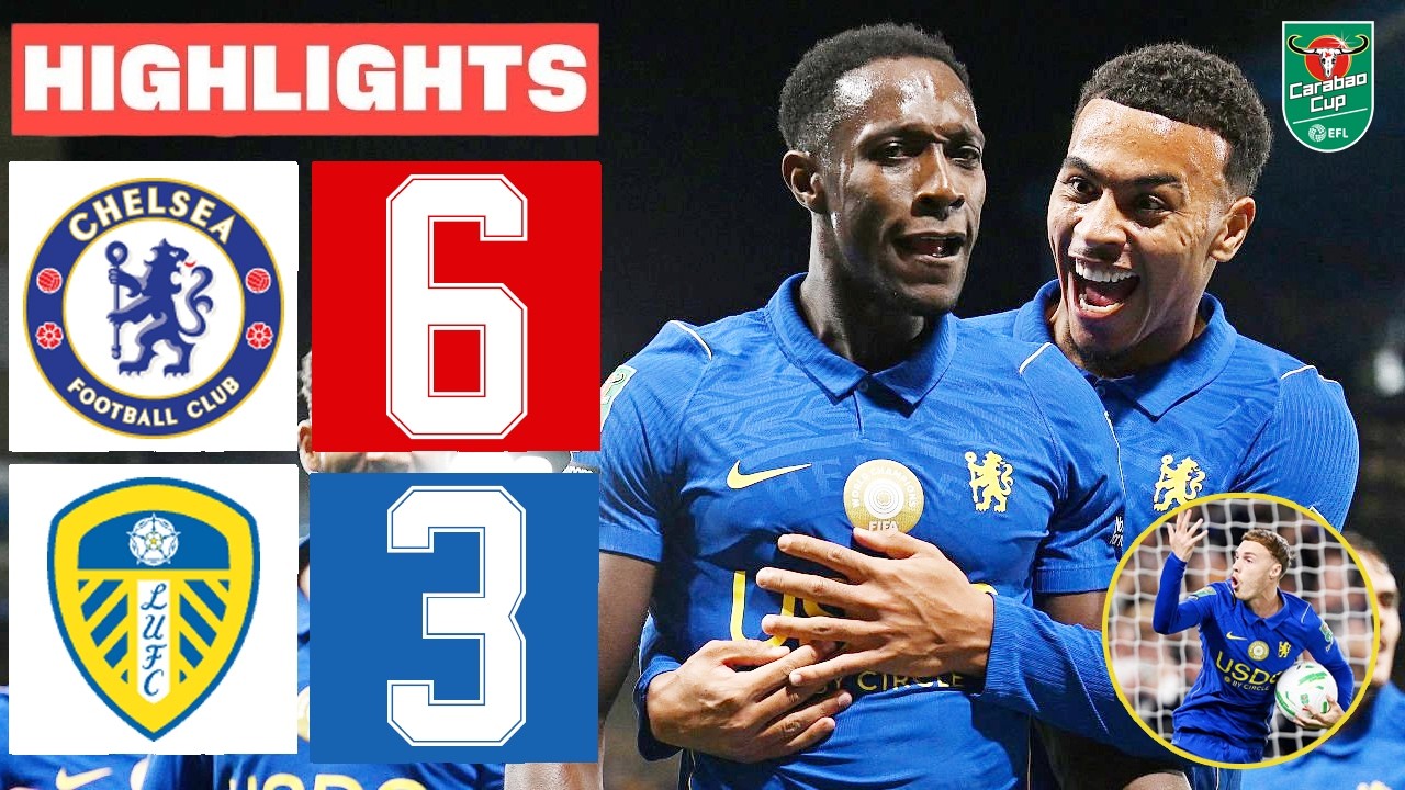 Chelsea vs Leeds United ภาพวิดีโอไฮไลท์ฟุตบอล