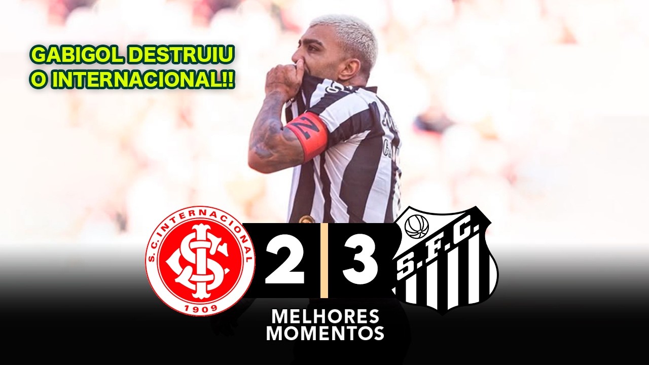 Internacional vs Santos ภาพวิดีโอไฮไลท์ฟุตบอล