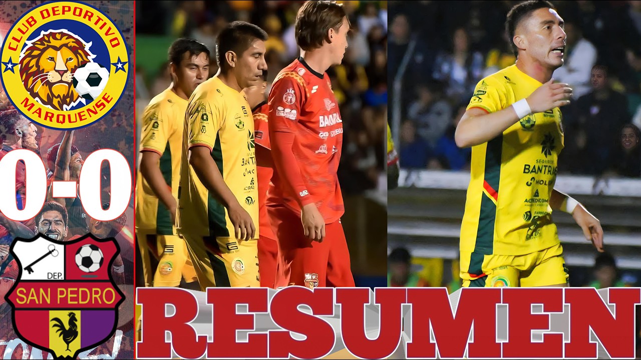 Marquense vs Deportivo San Pedro ภาพวิดีโอไฮไลท์ฟุตบอล