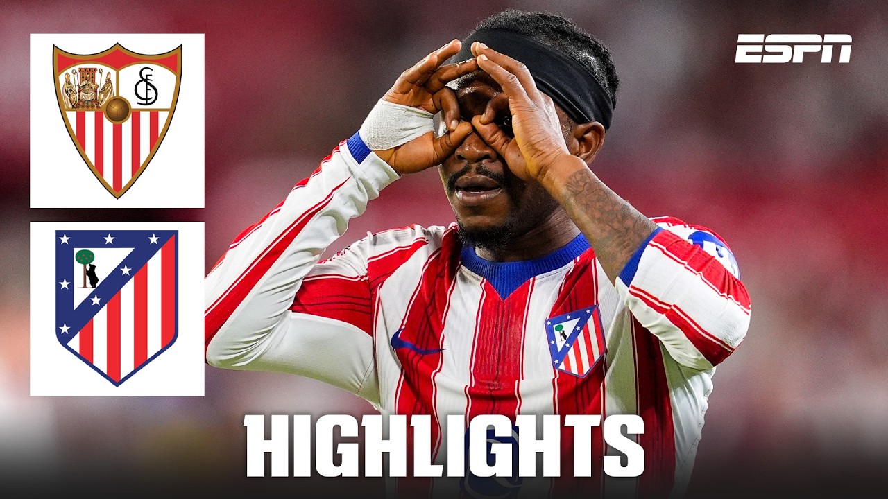 Sevilla vs Atlético Madrid ภาพวิดีโอไฮไลท์ฟุตบอล