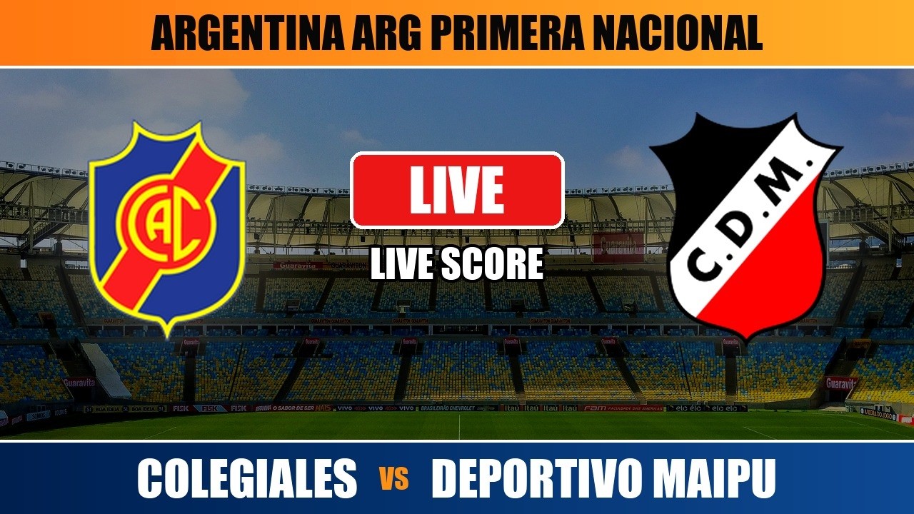 Colegiales vs Deportivo Maipu Live Score | ARG Primera Nacional ภาพถ่ายทอดสดฟุตบอล