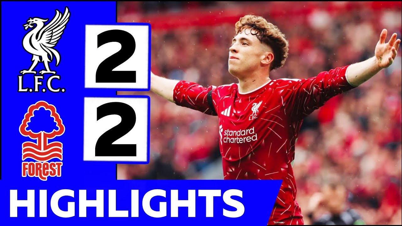 Liverpool vs Nottingham Forest ภาพวิดีโอไฮไลท์ฟุตบอล