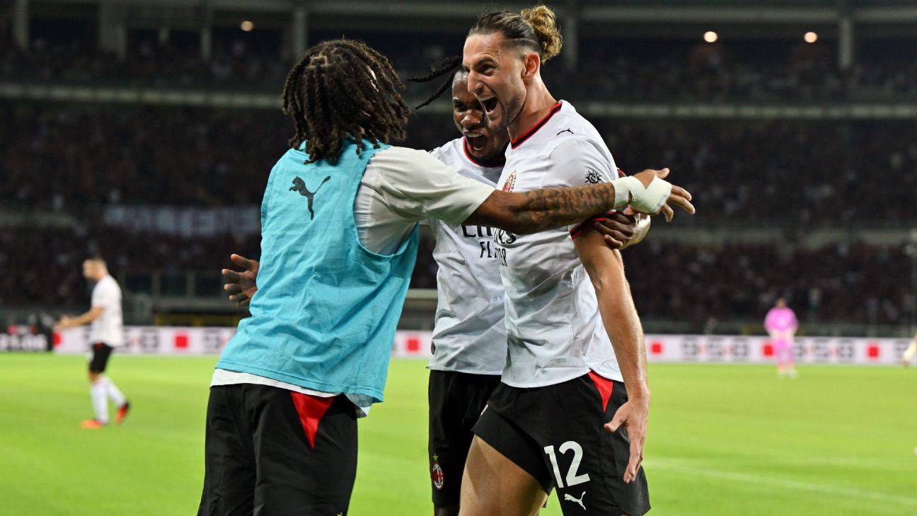 อามอริมประเดิมคุมเอซี มิลานชนะโตริโน 2-1 ในเซเรีย อา รูปประกอบข่าวฟุตบอล