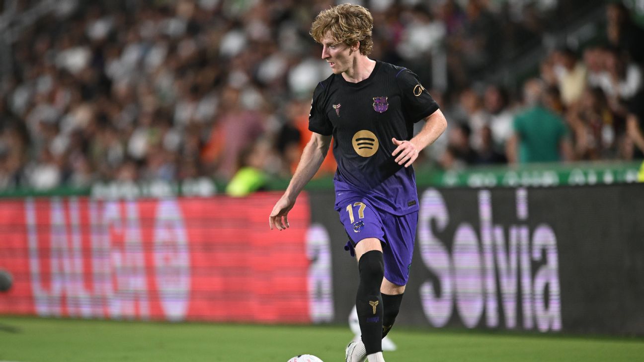 Anthony Gordon มั่นใจเล่นเบอร์ 9 ให้ Barcelona ได้ หลังเปิดซีซัน LaLiga ถล่ม Elche 5-0 รูปประกอบข่าวฟุตบอล