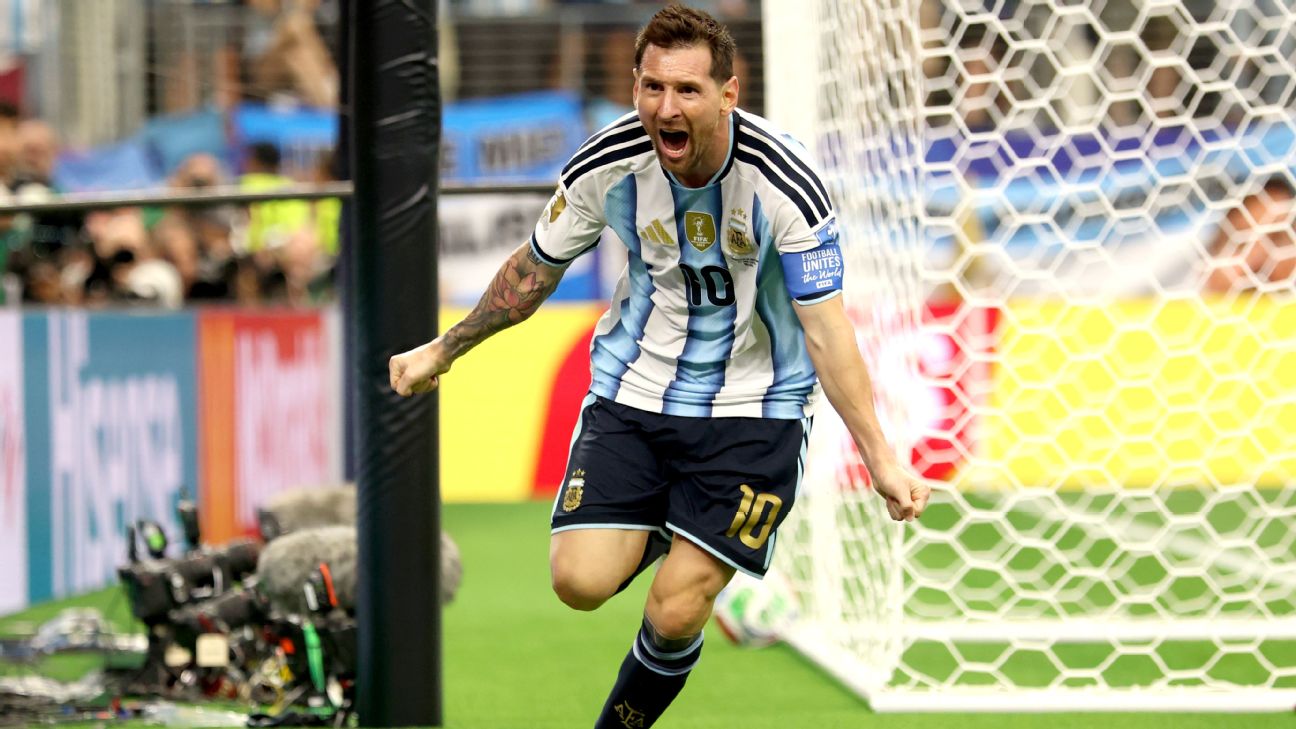ภาพเริ่มต้นเส้นทางทีมชาติอาร์เจนตินาของ Lionel Messi ในปี 2005