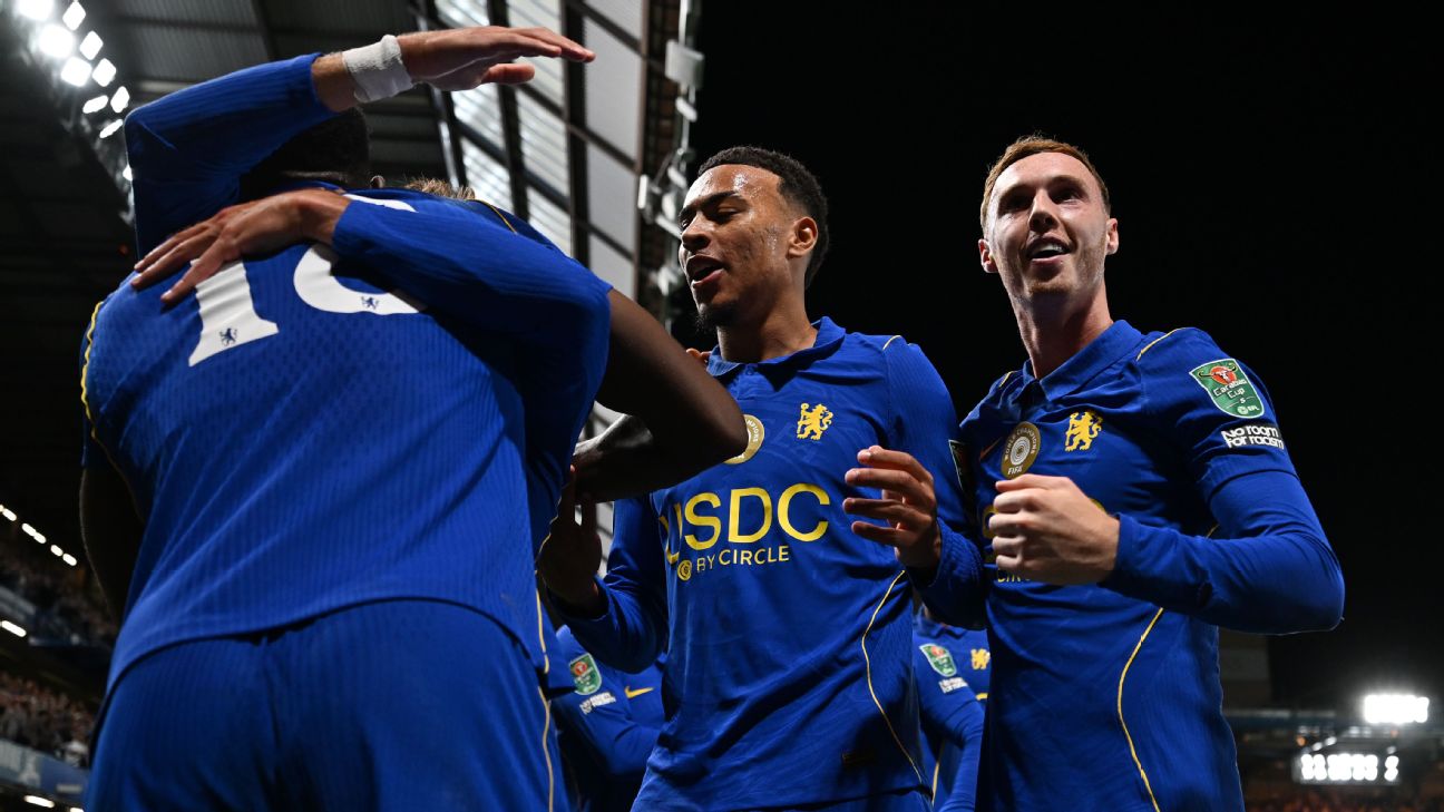 ภาพประกอบข่าว Chelsea พลิกชนะ Leeds United 6-3 ใน Carabao Cup