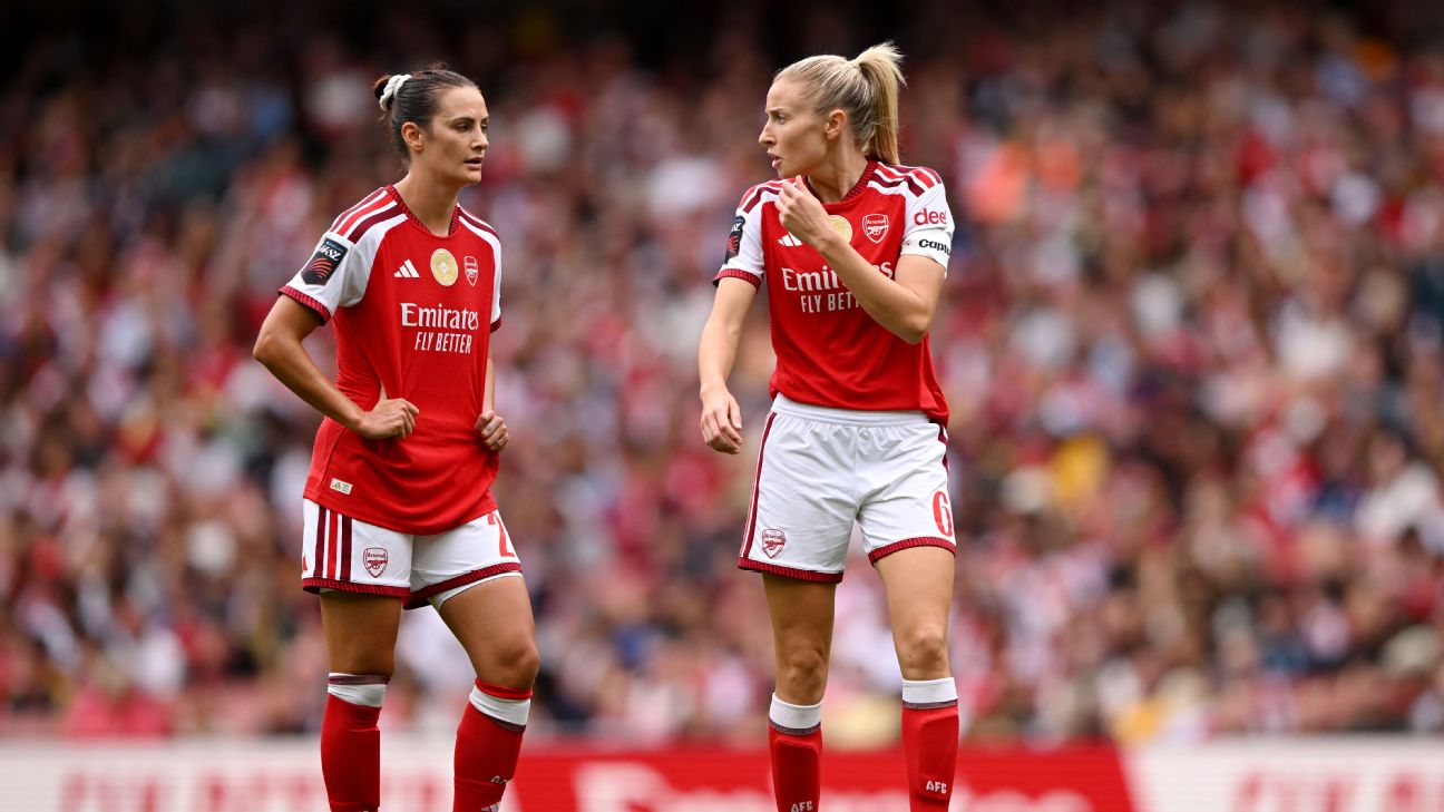 ผู้เล่นอาร์เซนอลพยายามทำประตูในเกมเสมอคริสตัล พาเลซ 0-0 ที่เอมิเรตส์