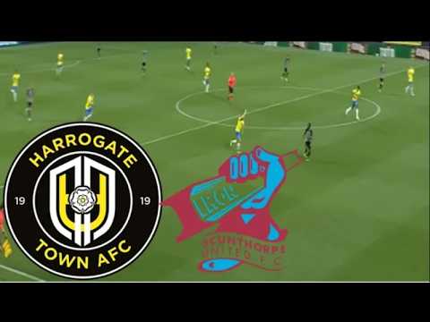 Scunthorpe United vs Harrogate Town ภาพถ่ายทอดสดฟุตบอล