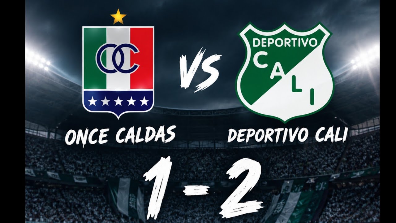 Once Caldas vs Deportivo Cali ภาพวิดีโอไฮไลท์ฟุตบอล