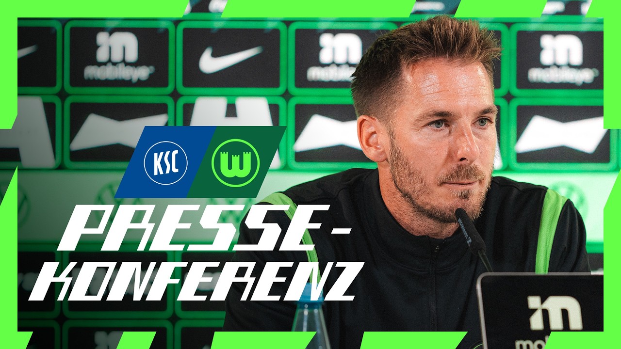RE-LIVE | Press conference with Tobias Strobl ahead of Karlsruher SC vs. VfL Wolfsburg | 2. Bunde... ภาพถ่ายทอดสดฟุตบอล