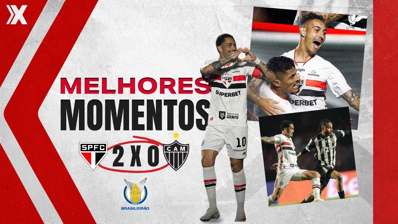 São Paulo vs Atlético-MG ภาพวิดีโอไฮไลท์ฟุตบอล