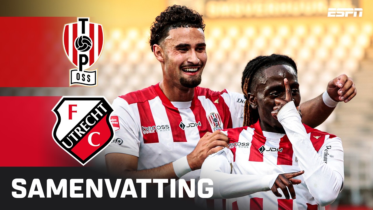 TOP Oss vs Jong FC Utrecht ภาพวิดีโอไฮไลท์ฟุตบอล