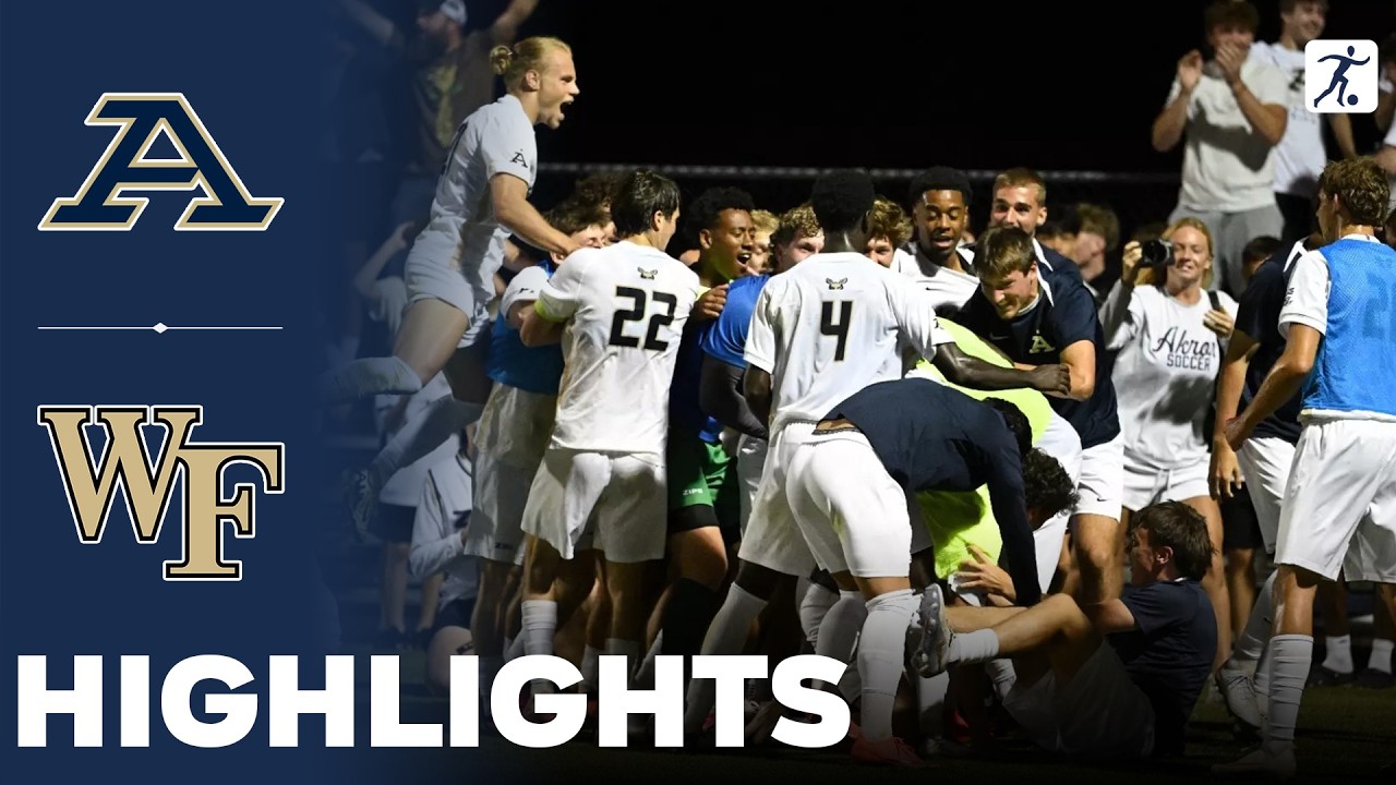 Akron vs Wake Forest วิดีโอฟุตบอล