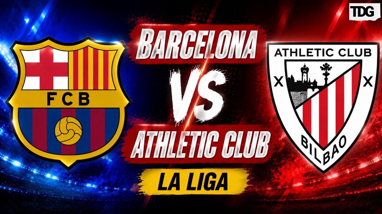 Barcelona vs Athletic Club ภาพถ่ายทอดสดฟุตบอล