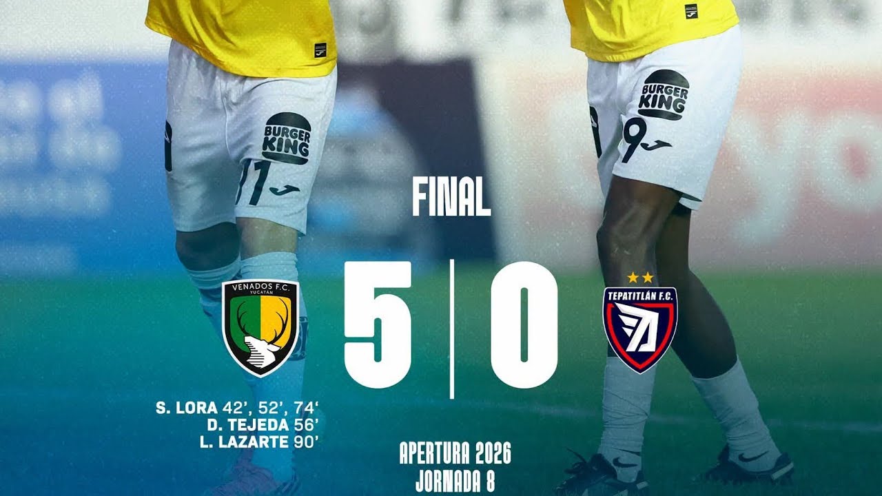 Venados FC vs Tepatitlán FC ภาพวิดีโอไฮไลท์ฟุตบอล