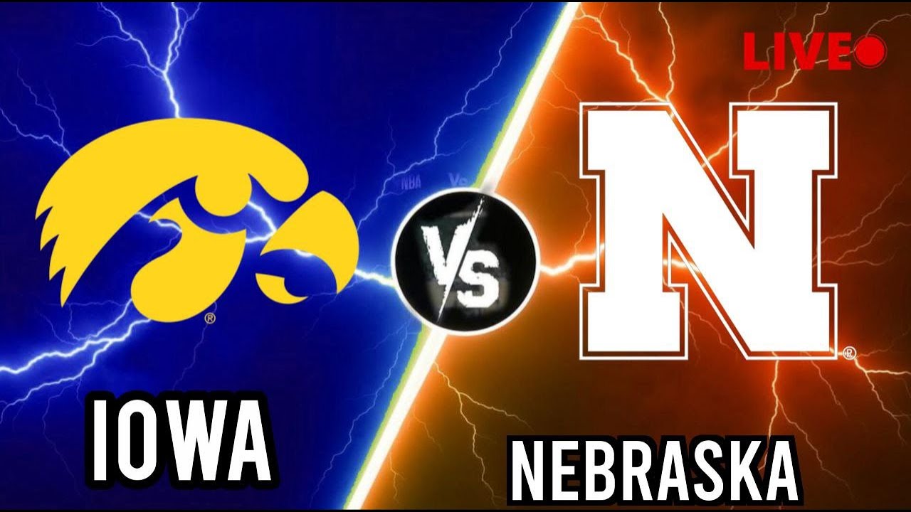 Iowa vs Nebraska ภาพถ่ายทอดสดฟุตบอล
