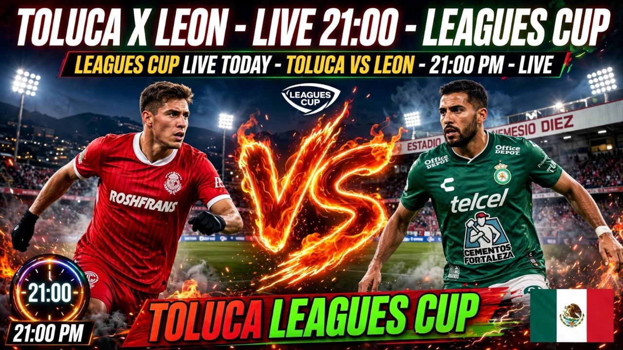Toluca vs León ภาพถ่ายทอดสดฟุตบอล