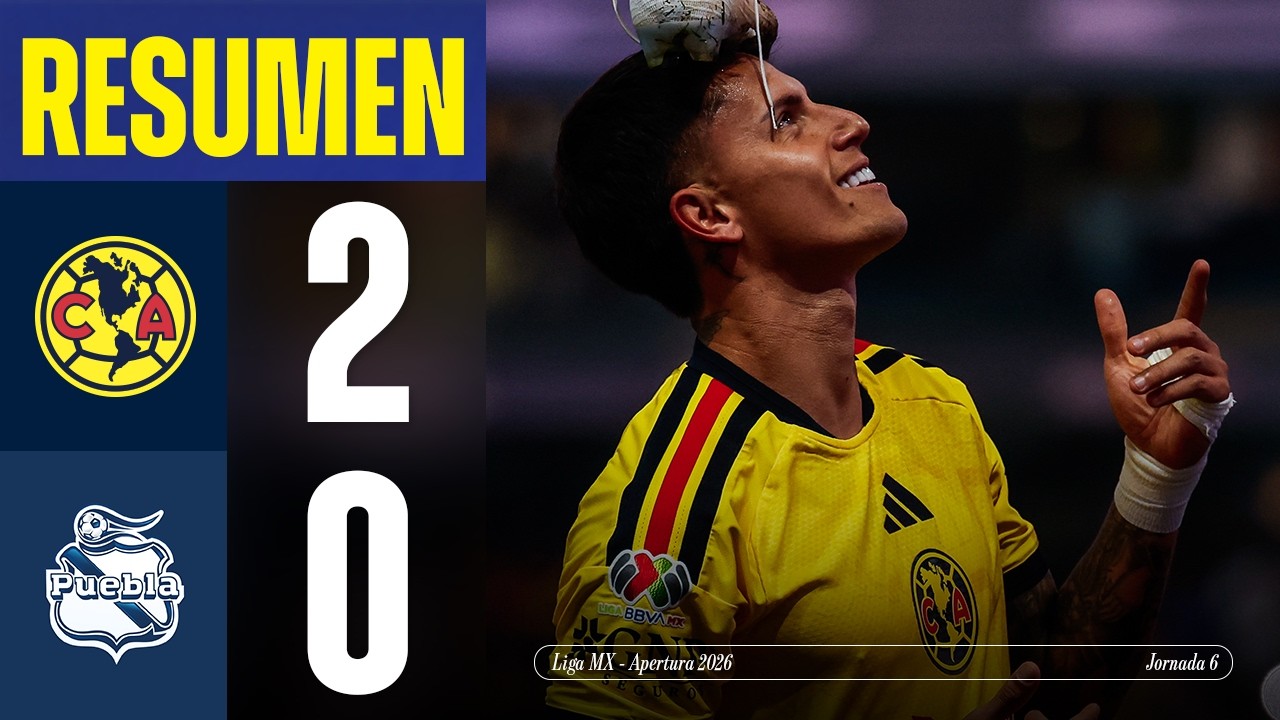 América vs Puebla วิดีโอฟุตบอล
