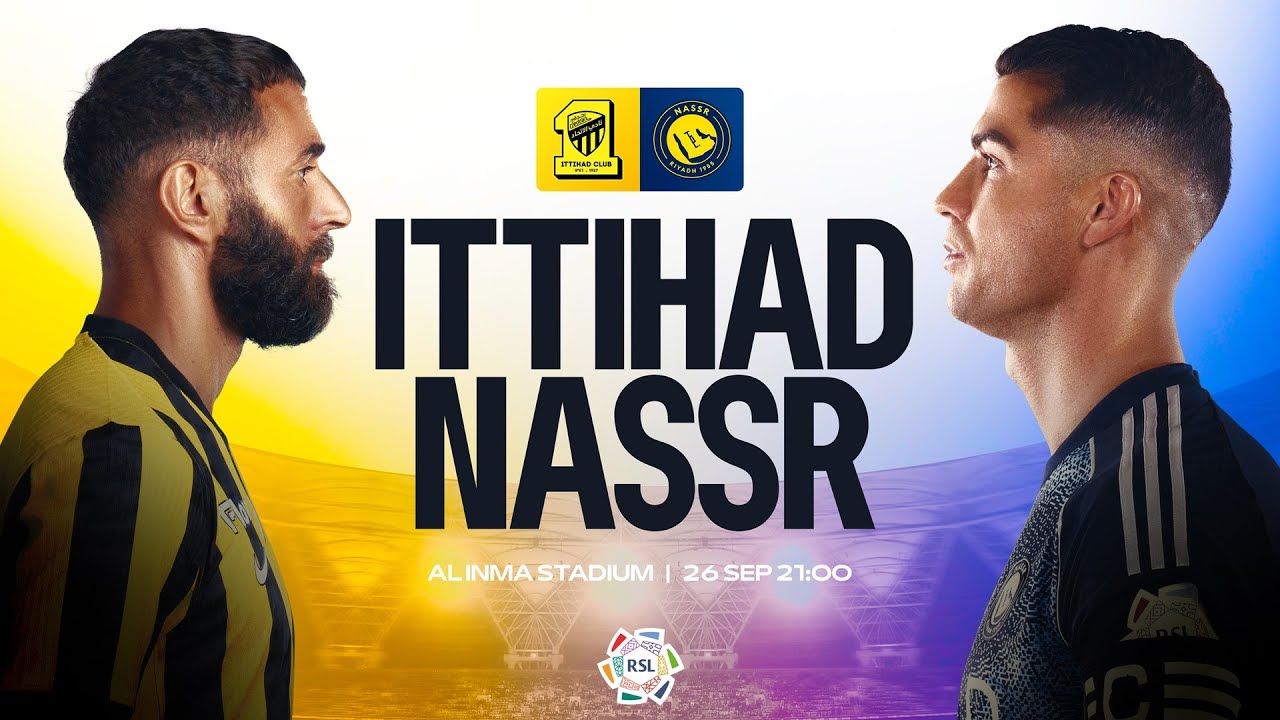 Al Ittihad v Al Nassr - CR7 vs KB9. Live TONIGHT ⌛️ ภาพถ่ายทอดสดฟุตบอล