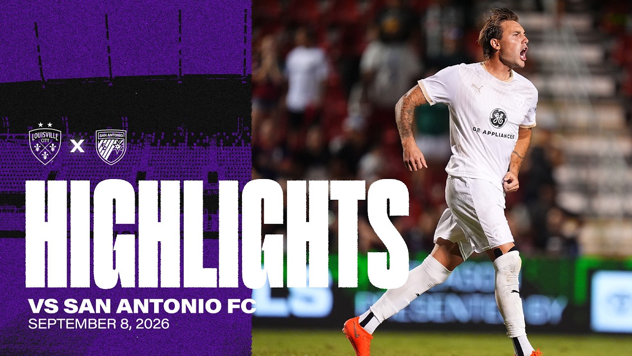 San Antonio FC vs Louisville City FC วิดีโอฟุตบอล
