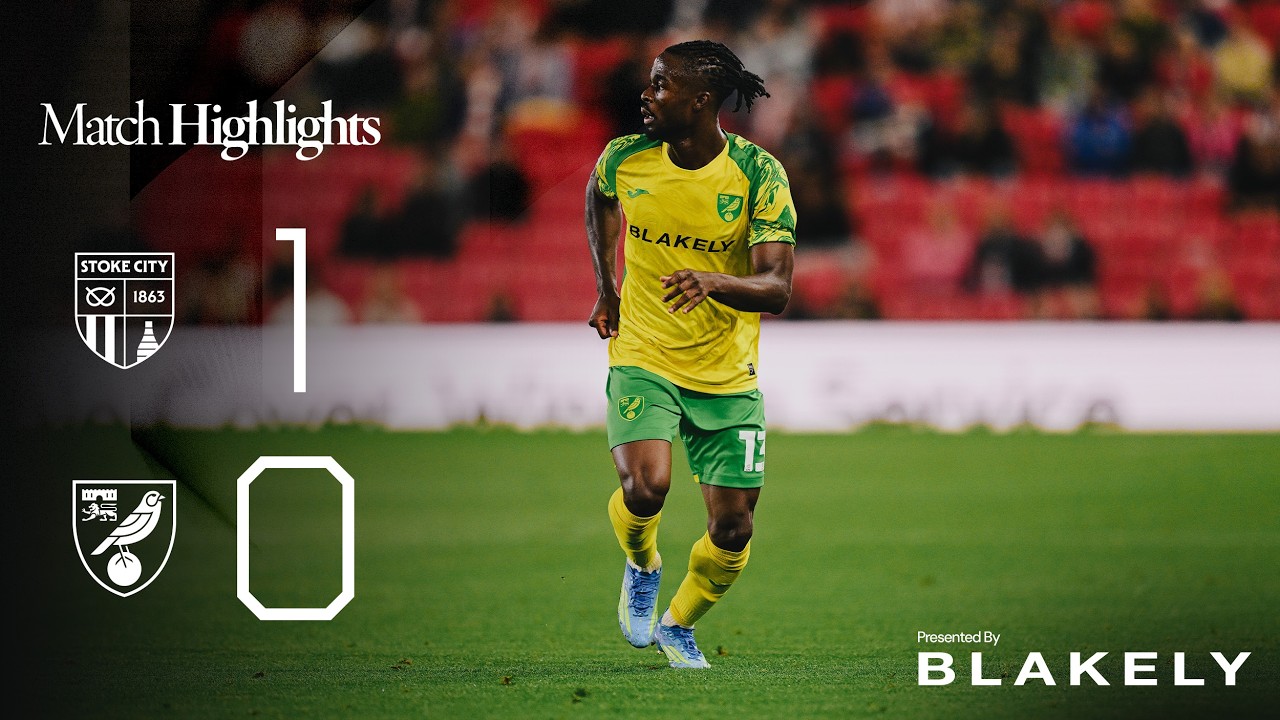 Stoke City vs Norwich City ภาพวิดีโอไฮไลท์ฟุตบอล