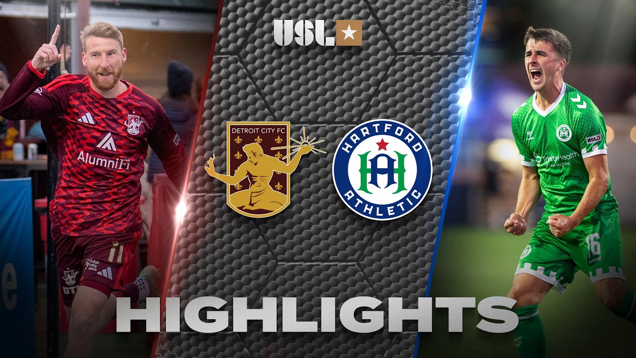 Detroit City FC vs Hartford Athletic ภาพวิดีโอไฮไลท์ฟุตบอล