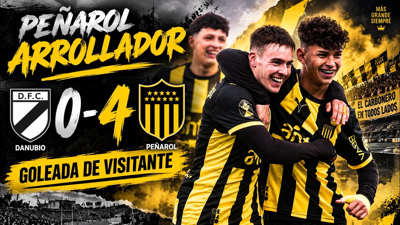 Danubio vs Peñarol ภาพวิดีโอไฮไลท์ฟุตบอล
