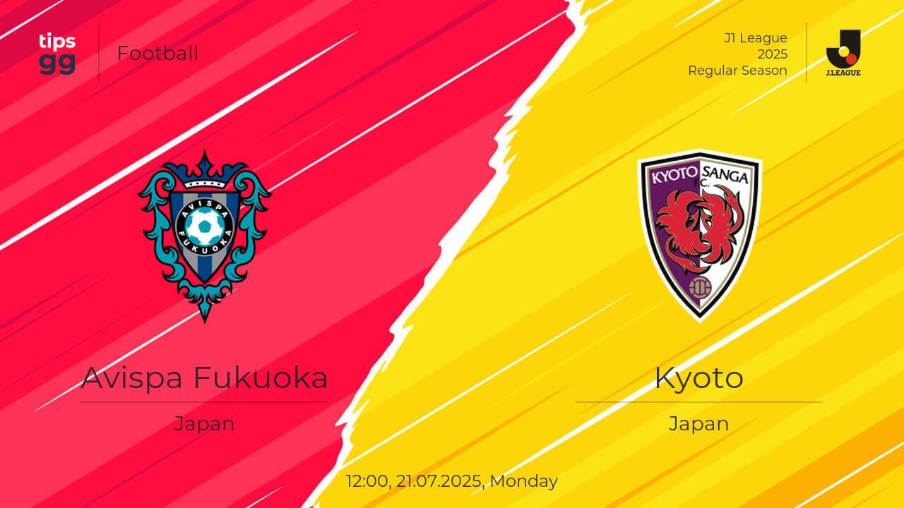 LIVE: Avispa Fukuoka vs Kyoto Sanga Japanese J1 League (Score & Virtual Highlights, No Video) ภาพถ่ายทอดสดฟุตบอล