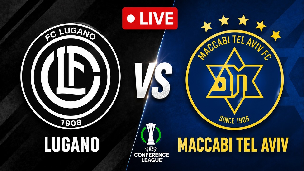 Lugano vs Maccabi Tel Aviv LIVE | UEFA Conference League Play-off 2026 ภาพถ่ายทอดสดฟุตบอล