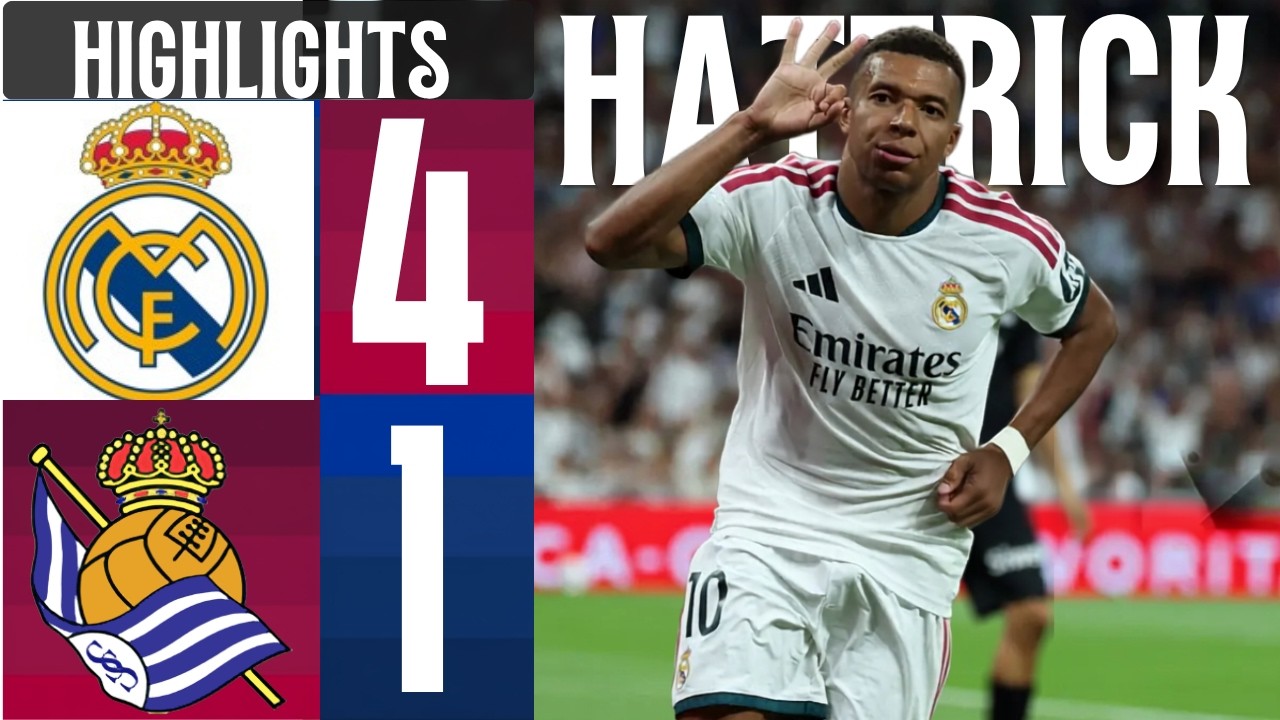 Real Madrid vs Real Sociedad วิดีโอฟุตบอล