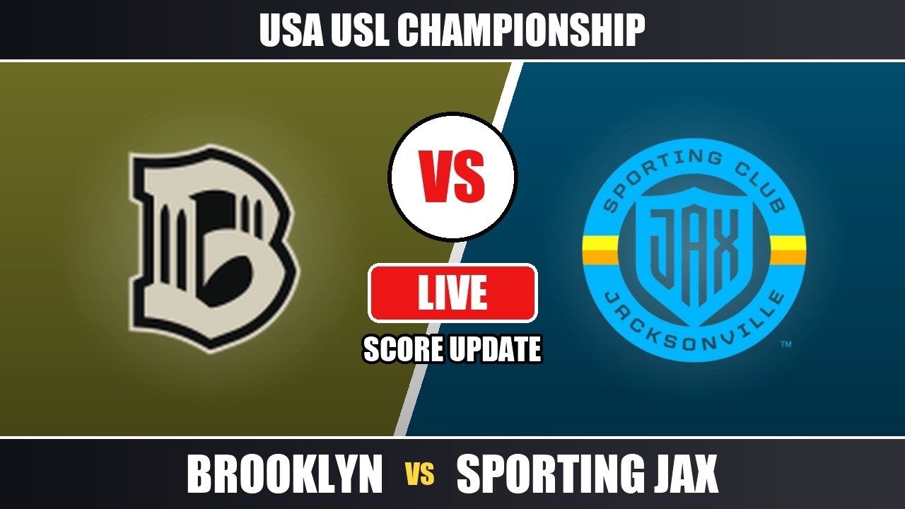 Brooklyn vs Sporting Jax Live Score & Play-by-Play | USL Championship ภาพถ่ายทอดสดฟุตบอล