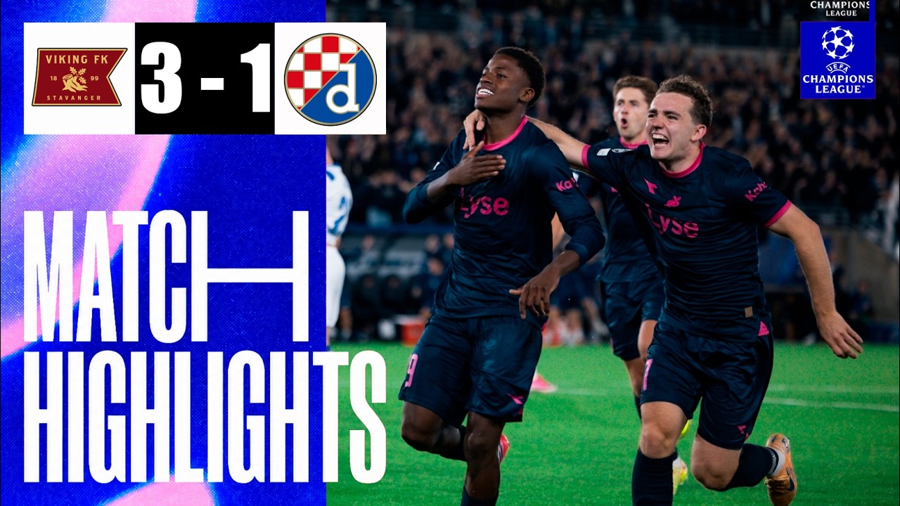 Viking FK vs Dinamo Zagreb ภาพวิดีโอไฮไลท์ฟุตบอล