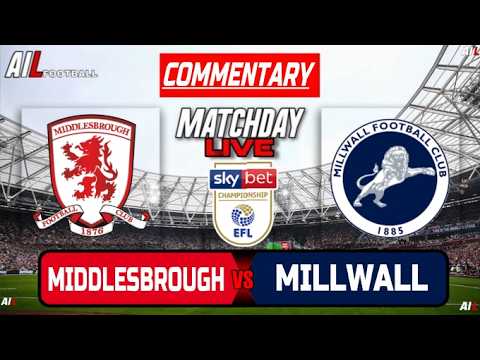 Middlesbrough vs Millwall ภาพถ่ายทอดสดฟุตบอล