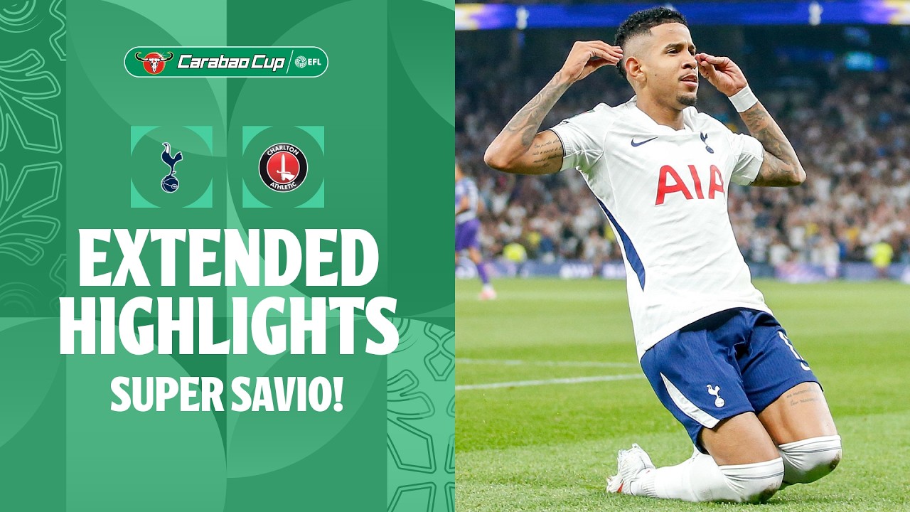 Tottenham Hotspur vs Charlton Athletic ภาพวิดีโอไฮไลท์ฟุตบอล